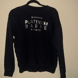 Pure Barre sweatshirt size medium